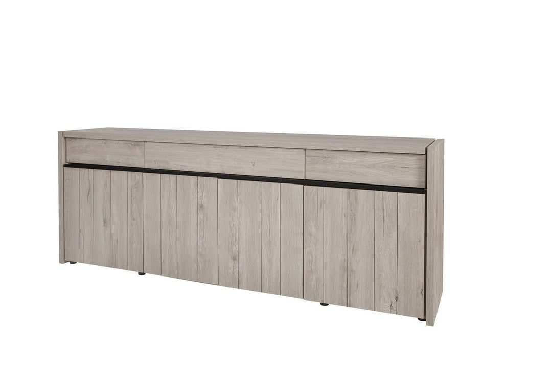 Image of Evan - Dressoir Lucca - DR1 - K541 - Millenium Eik - 248x91x50cm. U kiest voor een moderne eetkamer die u zal behagen voor jaren. <br>Nu tijdelijk beschikbaar aan ...